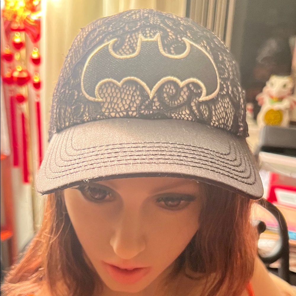 # 0549 + Black Lace Batman Cap
